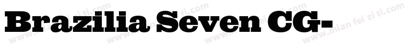 Brazilia Seven CG字体转换